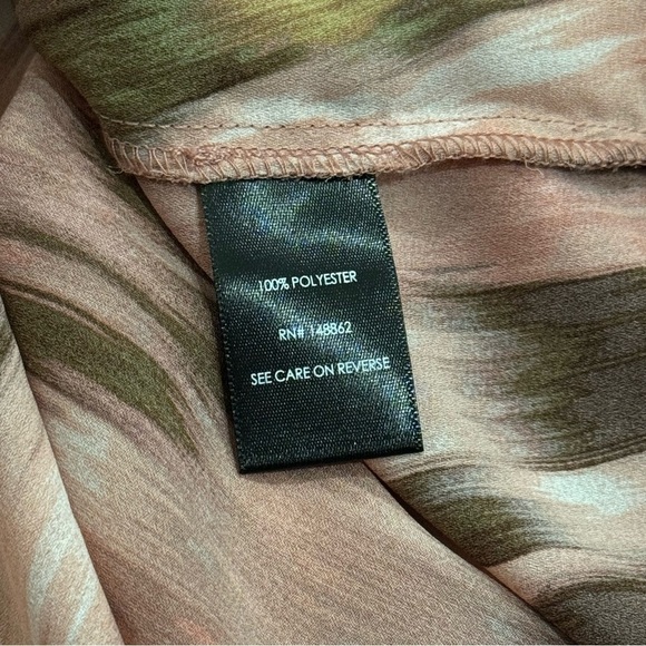 Torrid Pink and Brown Watercolor Dolman Blouse Women's Size 1 (L) - Picture 8 of 10